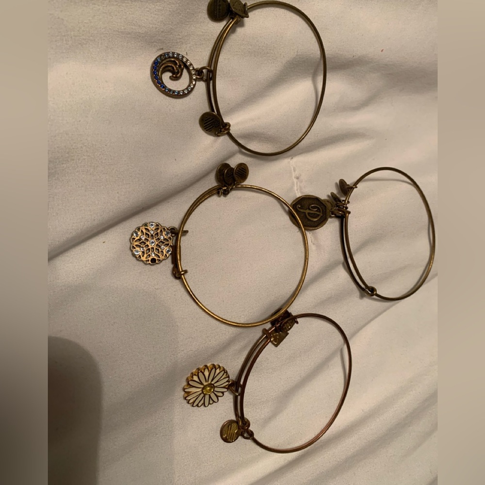 4 Alex and Ani bracelets